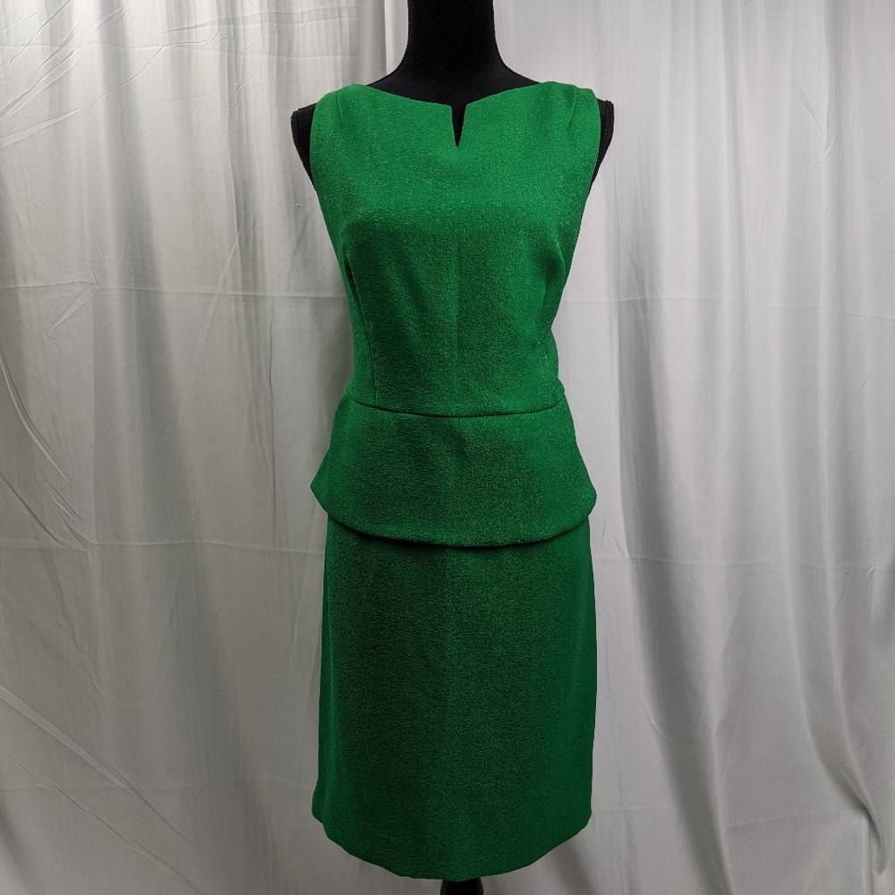 Kelly Green Peplum Dress